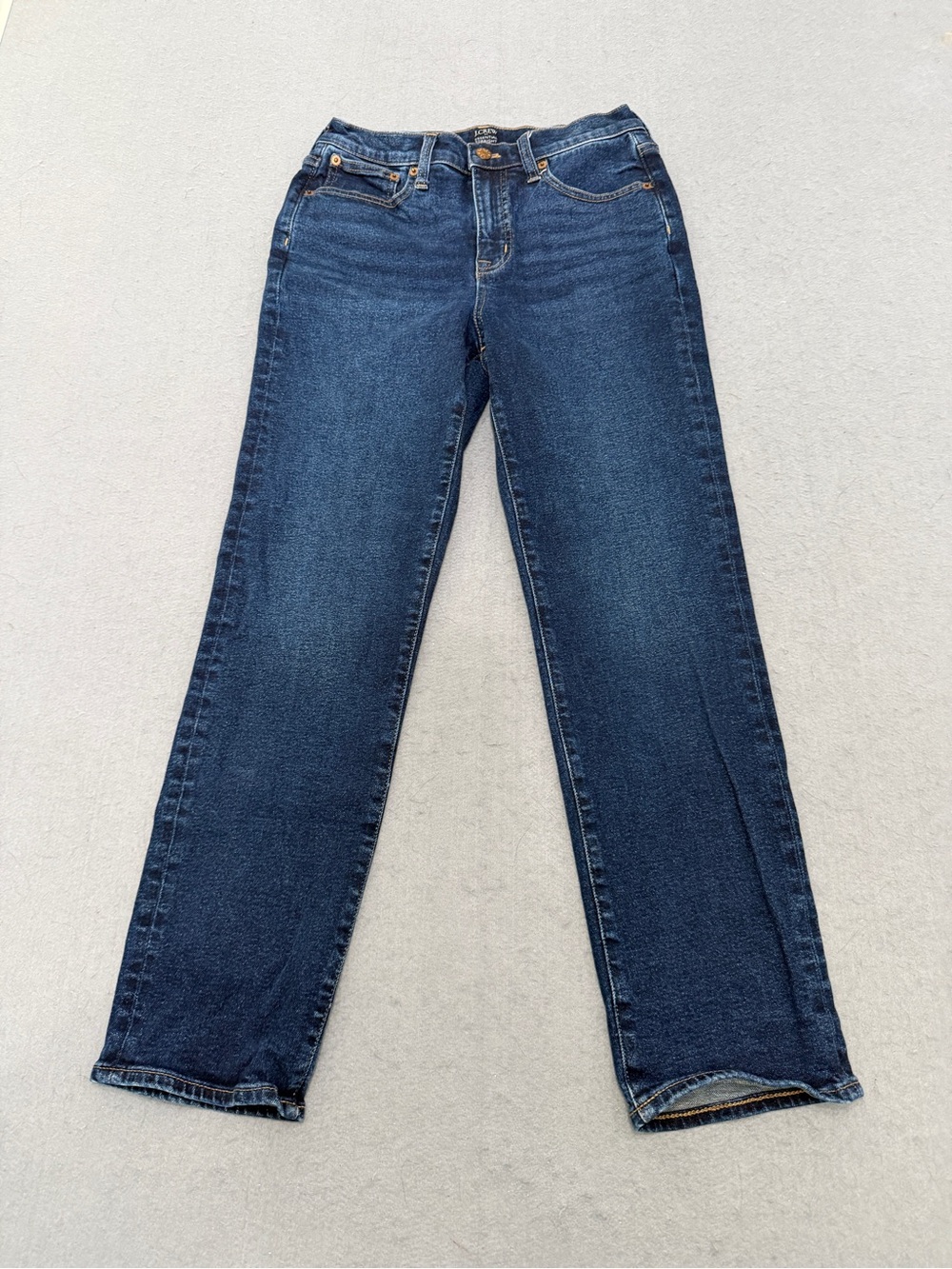 Women’s J.Crew Essential Straight Dark Wash Jeans Size 26